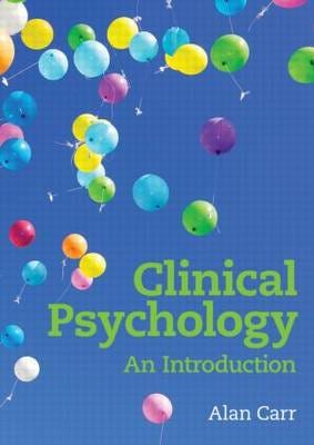 Clinical Psychology Av Alan (University College Dublin Ireland) Carr