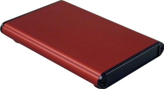 Hammond Electronics 1455A1002RD 100 × 70 × 12 mm Aluminium Rød Kabinett