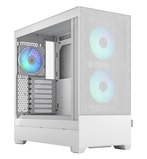 Fractal Design Pop Air RGB Midi Tower Kabinett ATX Hvit med Vindu Fractal Design Pop Air RGB Midi Tower Kabinett ATX Hvit med Vindu