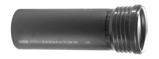 Wavin SiTech+ 90 mm Avløpsrør 500 mm for Kloakk med Lydreduksjon