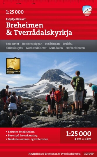 Høyfjellskart Breheimen & Tverrådalskyrkja Høyfjellskart Breheimen & Tverrådalskyrkja