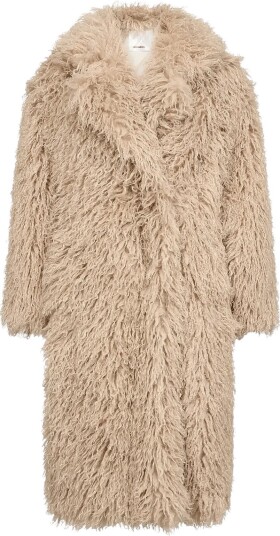Co" Couture Rakelcc Long Furry Coat BISQUIT M
