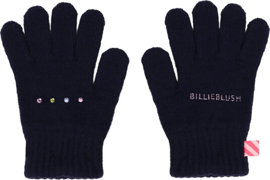 Billieblush Gloves - Navy - SIZE TWO