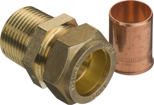 FIX-PRO TIPPUNION 22MM X 3/4" TIL KOBBERRØR