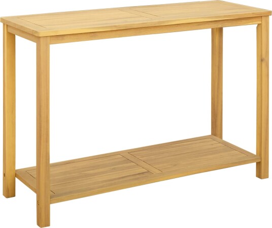  Hagekonsollbord Lett akasie 110 x 40 x 75 cm Solid akasietre