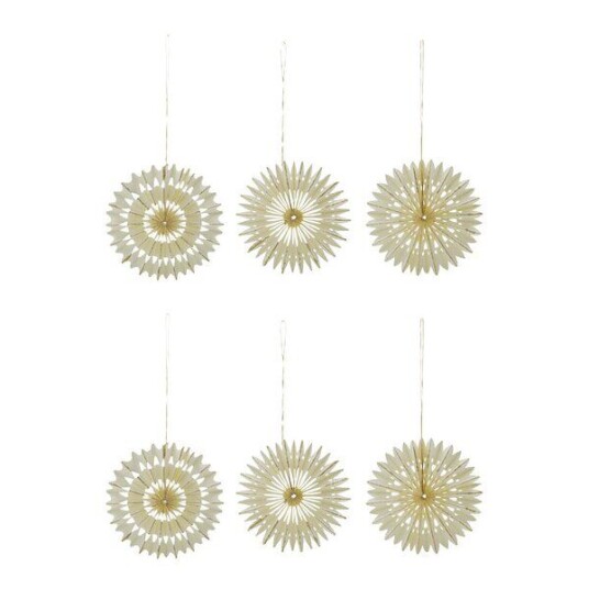 House Doctor Stelle julepynt 6 stk off white