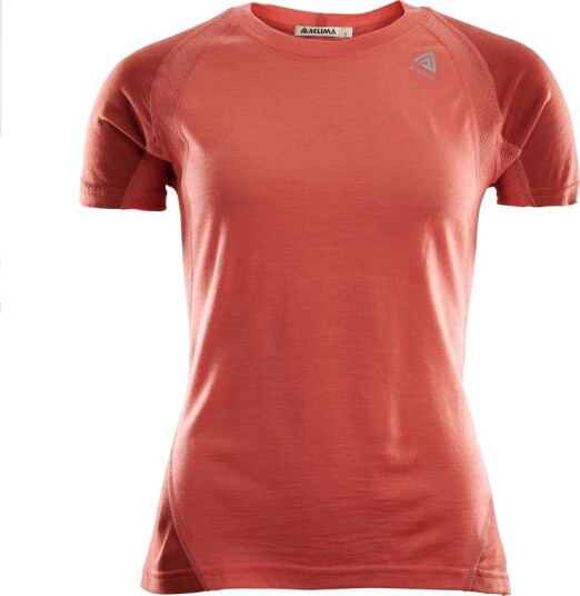 Aclima LightWool Sports Tshirt Woman Dame 240 Burnt Sienna / Red Ochre L