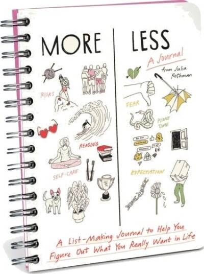 Em & Friends Julia Rothman More / Less Journal Guided Journal