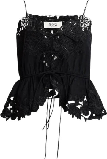 Sea NY Dame Topper Svart M,