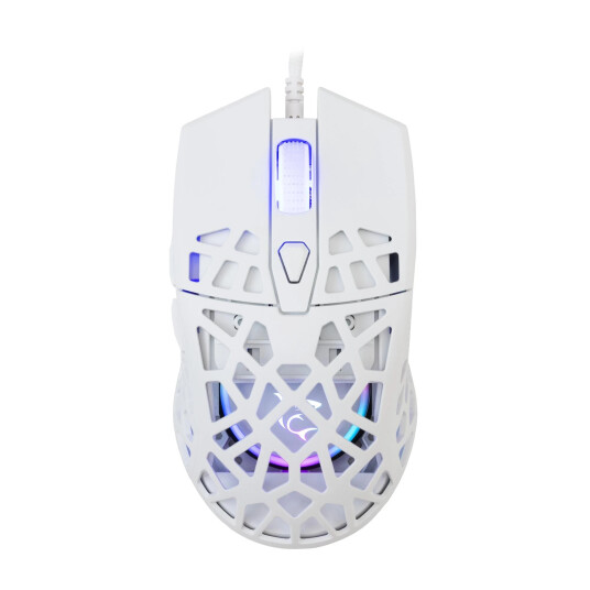 White Shark Caradoc GM 5018 Gamingmus 7200 dpi RGB 7 knapper Hvit