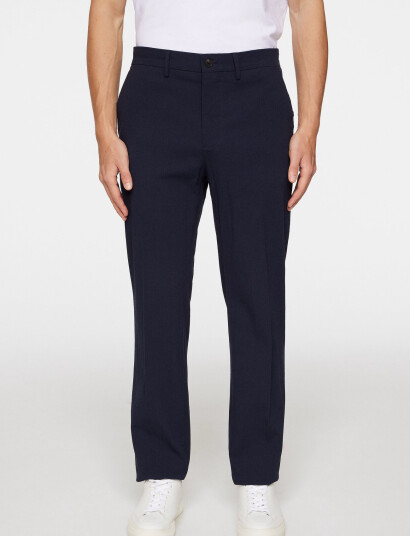J. Lindeberg Dropper Seersucker Pants   Navy   56 x 32