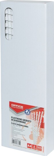 Office Products Binderygger For Innbinding A4 6 Mm 25 Kort Hvit 20240615 14