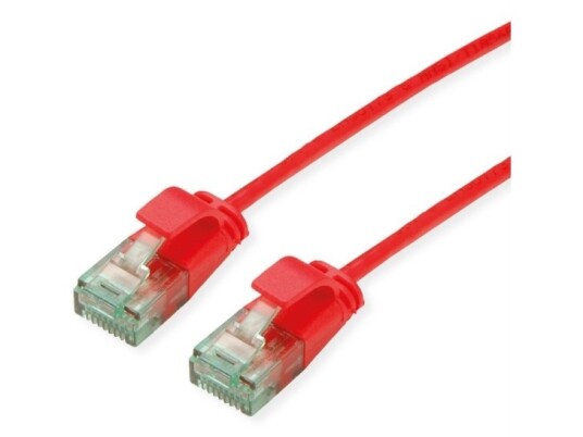 Roline Rm Utp Data Center Patch Cord Cat.6A (Class Ea) Wąski Czerwony 5 M