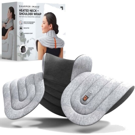 Sharper Image Nakkeog skulderomslag med oppvarming Sharper Image Nakkeog skulderomslag med oppvarming