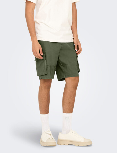 ONLY & SONS Onscam Stage Cargo Shorts 6689 Life Noos - Green - S