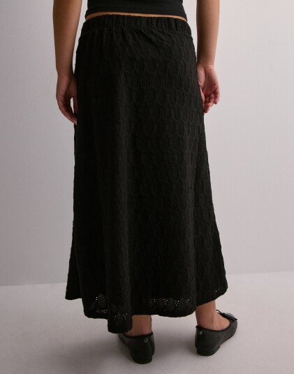 OBJECT Svart Objfeodora Midi Skirt Div