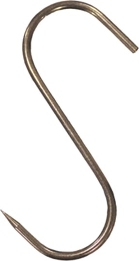 Grey oak Slaktekroker 6 cm, 5-pakning