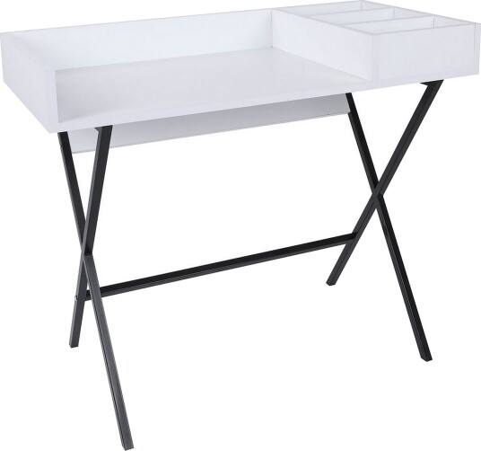 Levents Dressing Sminkebord 100 cm - Hvit / Svart