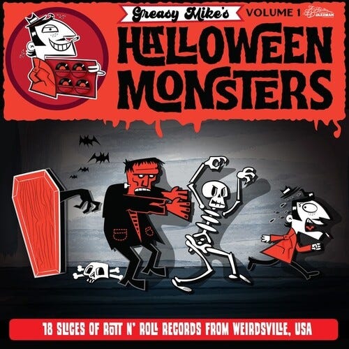 Diverse Artister Greasy Mike's 1: Halloween Monsters LP/Vinyl Diverse Artister Greasy Mike's 1: Halloween Monsters LP/Vinyl