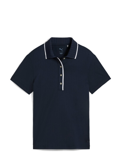 PUMA Golf W Cloudspun Bridges Ss Polo - Navy - XS