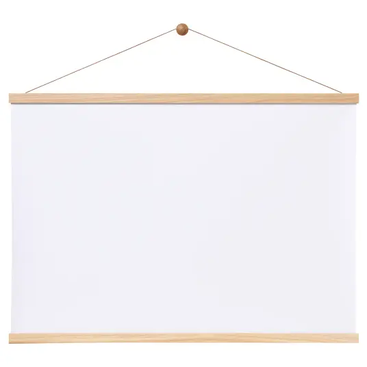 Magnetisk Rammeskinne I Egetræ 71 Cm