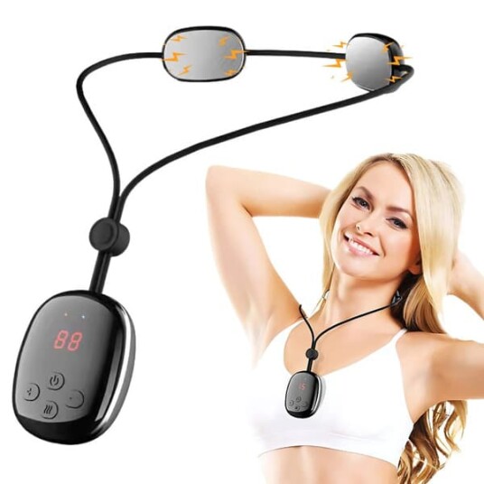 USB EMS Nakke massasje med 15 intensitetsnivåer og 4 varmenivåer USB EMS Nakke massasje med 15 intensitetsnivåer og 4 varmenivåer