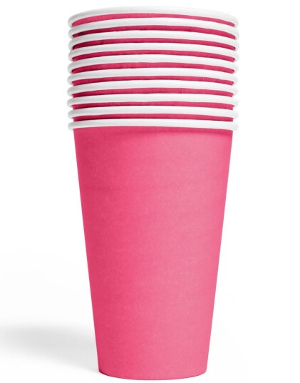 10 stk Hot Pink Pappkrus 350 ml 10 stk Hot Pink Pappkrus 350 ml