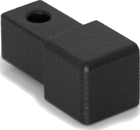 Progress Profiles Projolly Firkant Symetric Hjørnestykke Stone Black Alu 12.5mm 2pk Progress Profiles Projolly Firkant Symetric Hjørnestykke Stone Black Alu 12.5mm 2pk