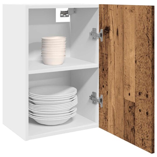 Hengende skap gammelt tre 40x31x60 cm konstruert tre 8721158436290