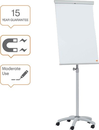 Nobo Essence Mobile magnetisk flippoverstativ lakkert stl