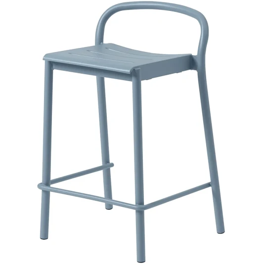 Muuto Linear Steel Lav barkrakk Pale Blue