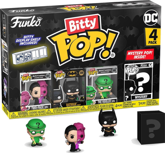 Funko Bitty Pop! Figūrėlių Rinkinys: Dc ~3 Cm 4 Vnt. 