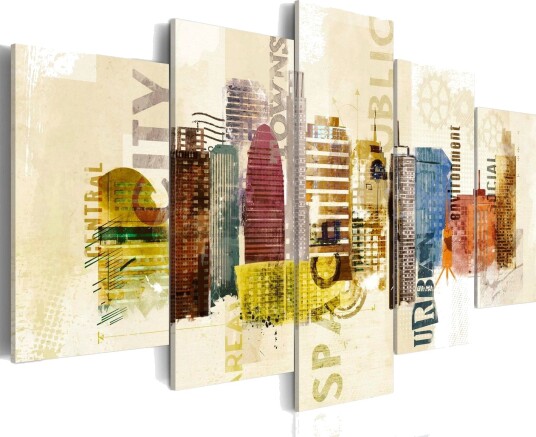 Bilde Urban Design 5 Pieces 100x50 Artgeist sp. z o. o.