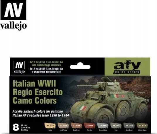 Vallejo Vallejo: Afv - Italiensk Wwii Regio Esercito Ca 8X17