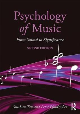 Psychology Of Music Av Siu-Lan (Kalamazoo College Usa) Tan, Peter Pfordresher, Rom Harre