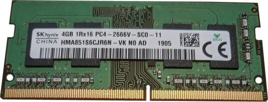 Hynix 4GB DDR4 2666MHz CL19 SODIMM HMA851S6CJR6N VKN0 AD Hynix 4GB DDR4 2666MHz CL19 SODIMM HMA851S6CJR6N VKN0 AD