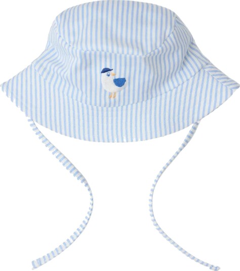 Lindex Bucket Hat In Jersey Blue 52/54 Lindex Bucket Hat In Jersey Blue 52/54