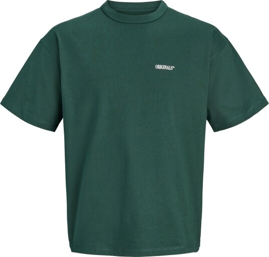 Jack & Jones Jorfrederiksberg Back Tee Ss Cn Ln Green XXL