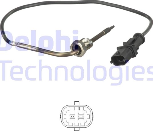 Sensor, eksostemperatur DELPHI TS30188