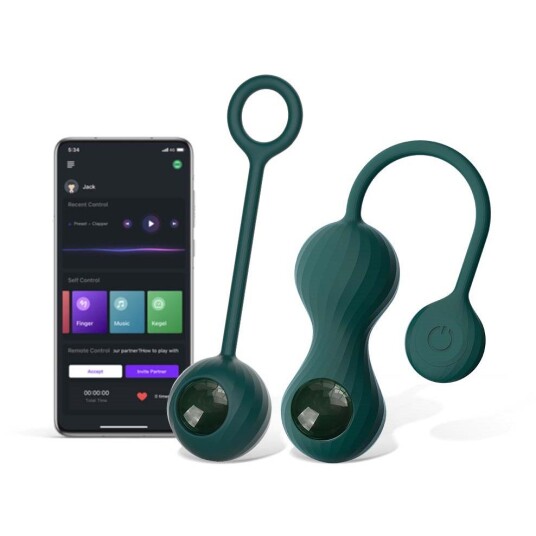Magic Motion App Controlled Pelvic Floor Trainings Set - Crystal Magic Motion App Controlled Pelvic Floor Trainings Set - Crystal