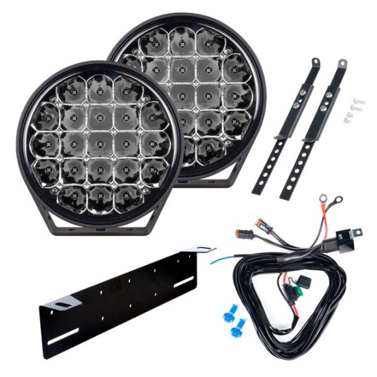 Ekstralys PURELUX 770   Rund / 18 cm / 130W 2 stk   Komplett pakke