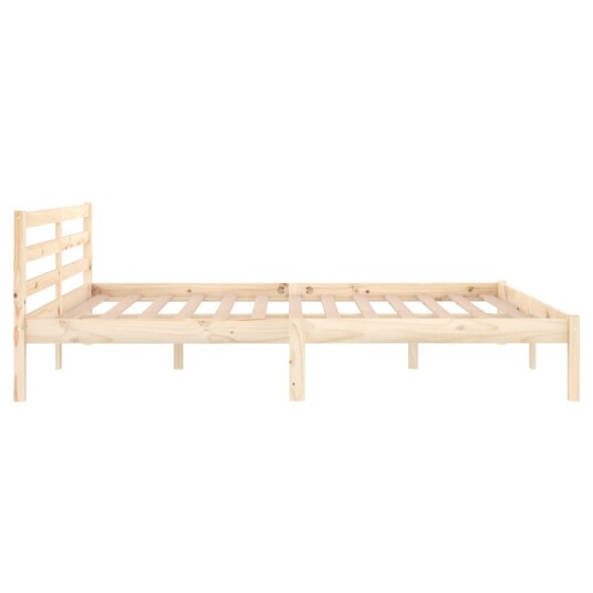 vidaXL Sengeramme heltre furu 160x200 cm