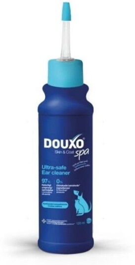 Douxo Spa Dewaxing Ørerens 120 ml for Hund - Ultra-sikker Ørepleie