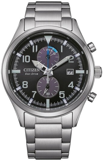 Citizen Herreklokke CA7028 81E Eco Drive Sort/Stål Ø43 mm Citizen Herreklokke CA7028 81E Eco Drive Sort/Stål Ø43 mm
