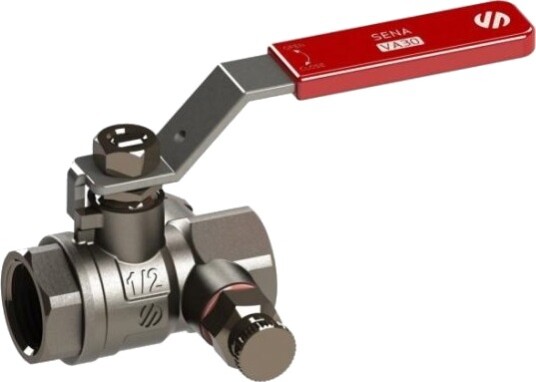 Arco Gjennomgang Kuleventil Sena Gw 3/4" Med Tappekran 152104