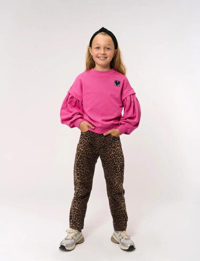 The New Tnposey Os Sweatshirt Pink 170/176
