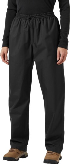 Helly Hansen HH Rain Regnbukser Dame Black 46(3XL)
