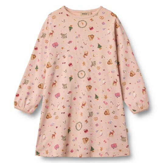 Wheat Nightgown Elinor – rose dust holiday   104
