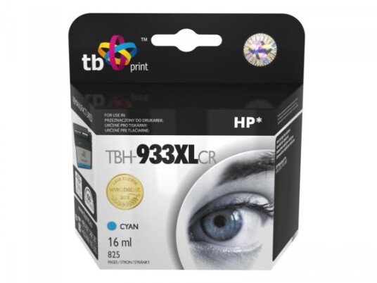 Tb Print Tbh-933Xlcr Blå Pigmentbasert Blekk 16 Ml 1 Stykker 825 Sider