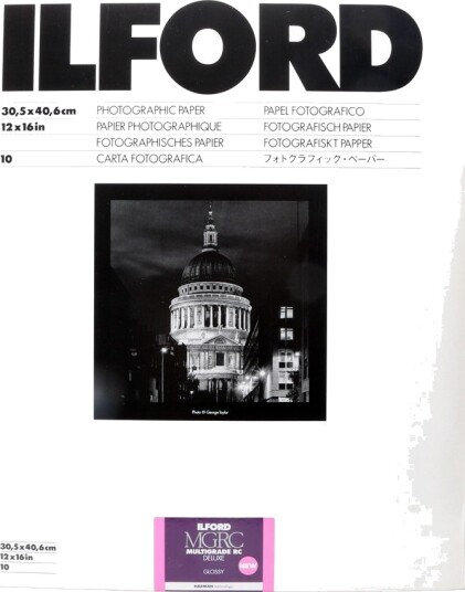 Ilford Multigrade RC Deluxe Fotopapir Glossy 30.5x40.6 cm 10 ark